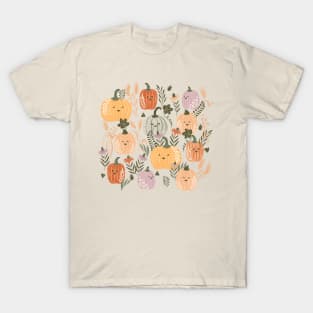 Harvest Halloween Pumpkins T-Shirt